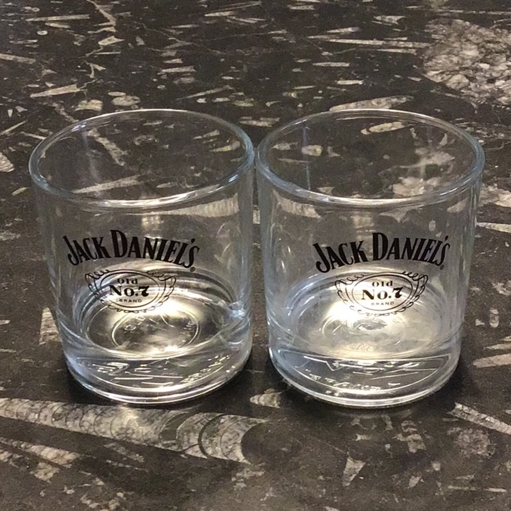 Jack Daniels rock glasses